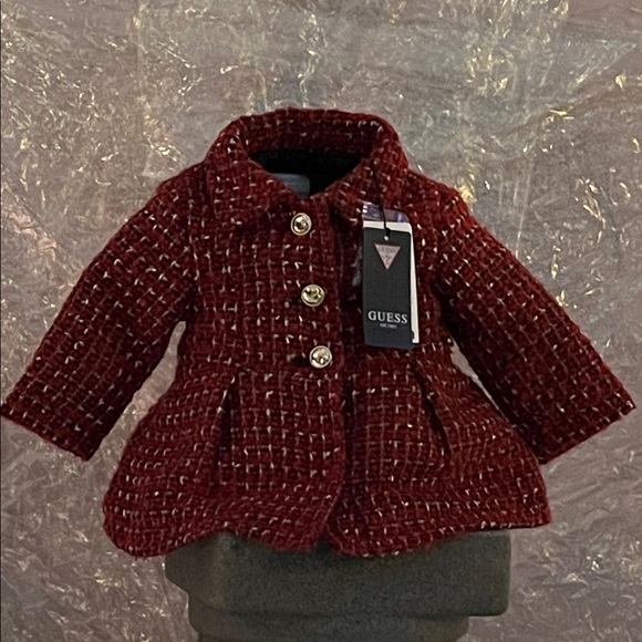 Guess Other - Guess Red Pea Coat for Kids